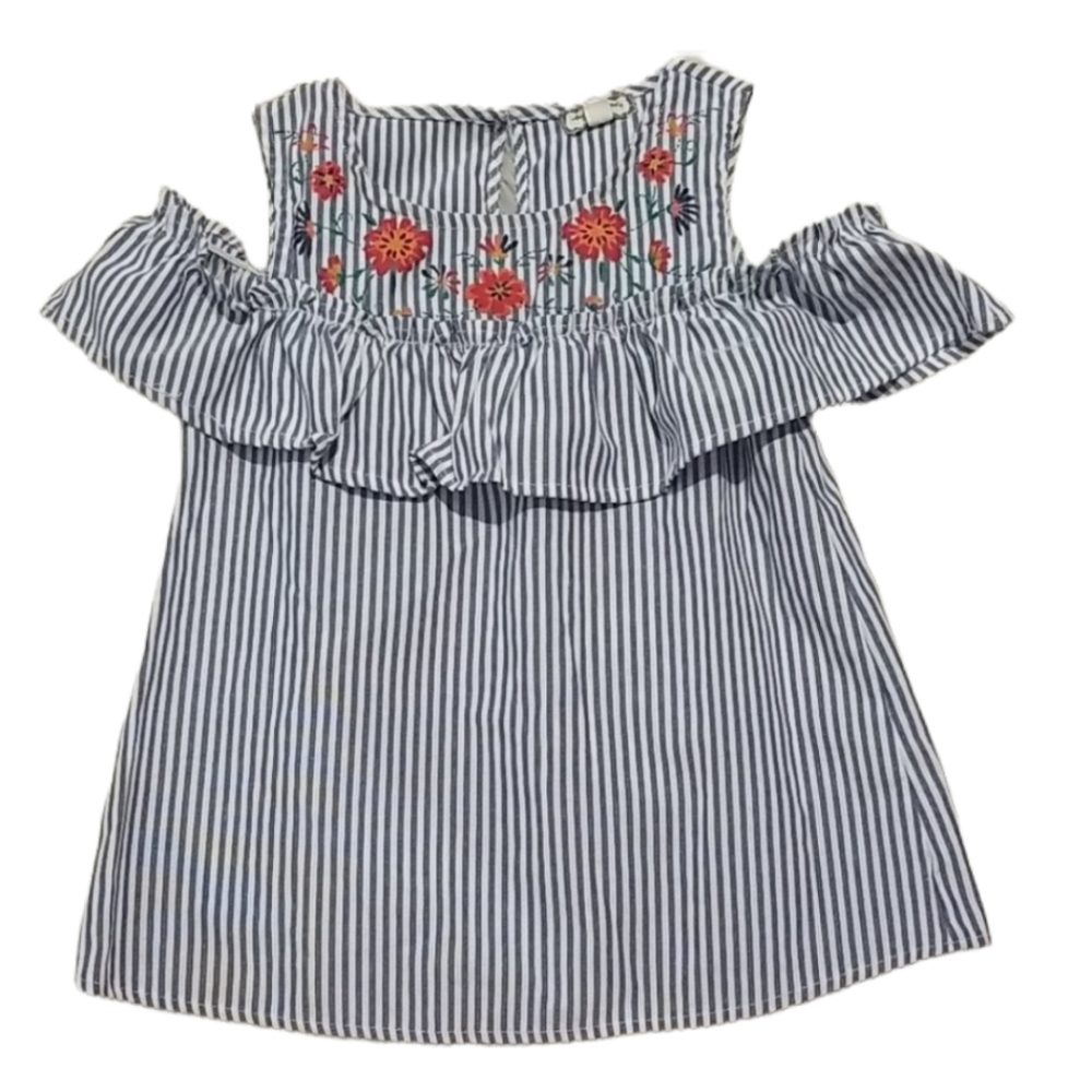 EYESHADOW GIRLS cold shoulder top